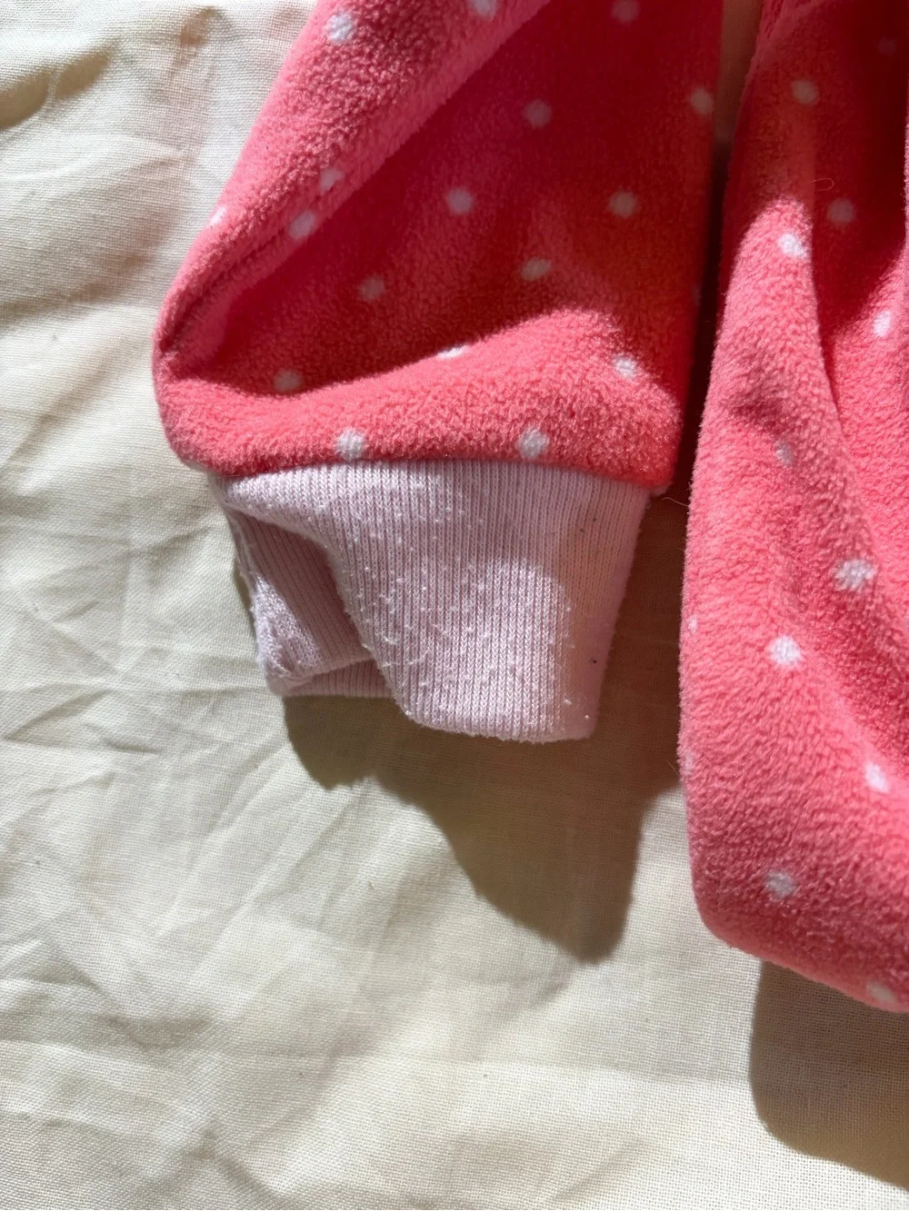 Carter’s Fleece Pajama - Coral Pink and Purple